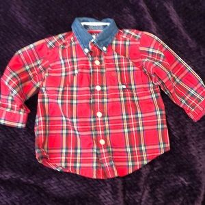 Long sleeve button up Tommy Hilfiger baby boys